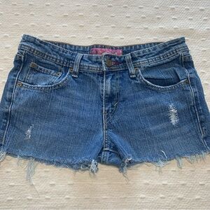 Levis Super Low‎ Boot Cut 518 Jeans Shorts Size 7M